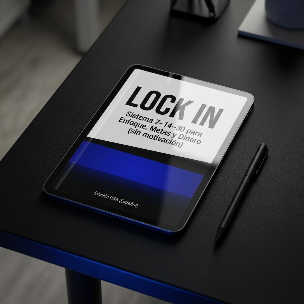 Lock in Sistema 7–14–30 para Enfoque, Metas y Dinero